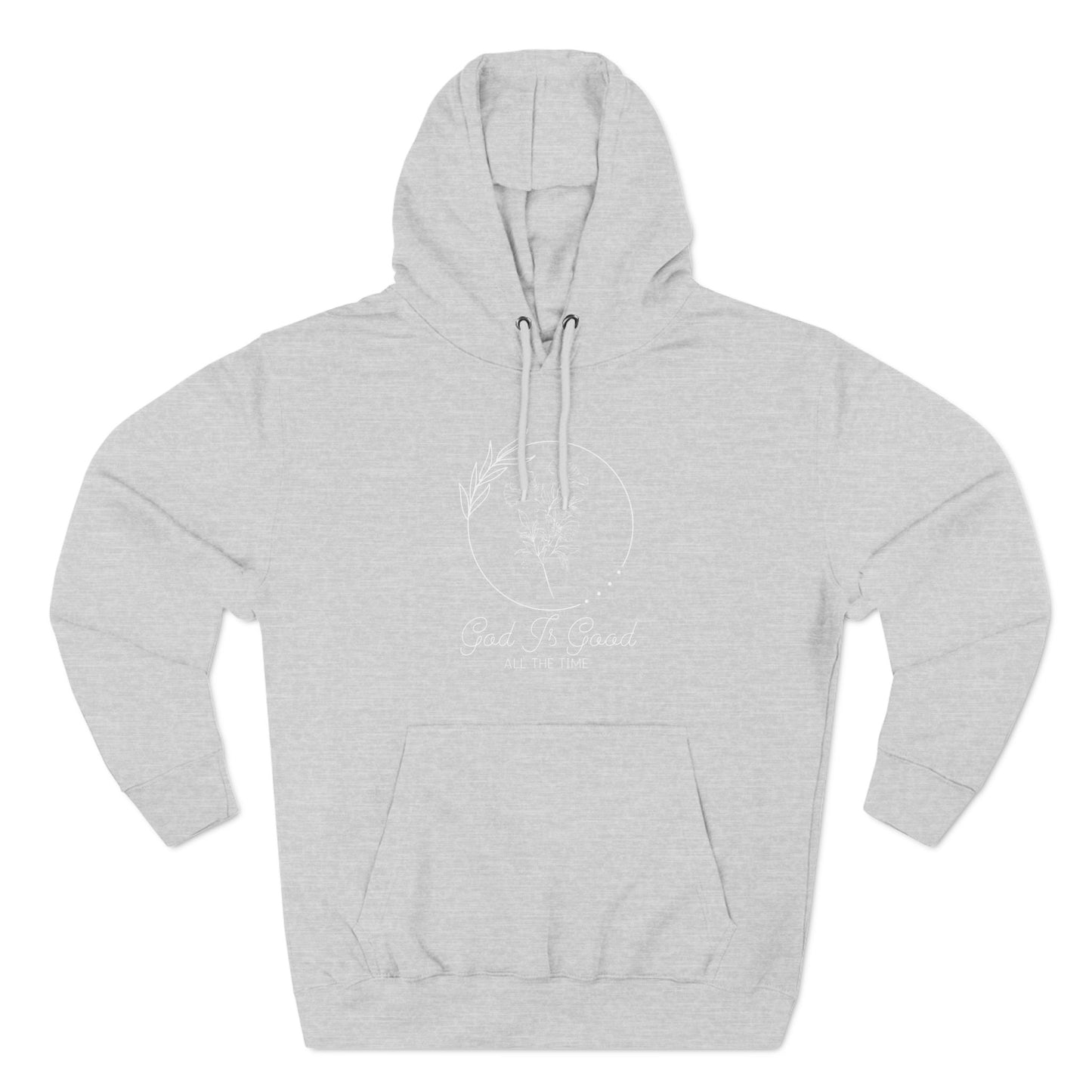 Three-Panel Fleece Hoodie