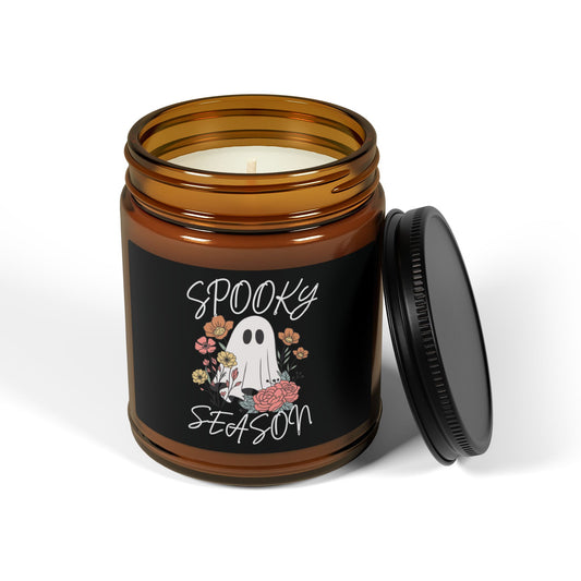 Spooky Ghost Candle, Aromatic Halloween Decor, Fall Home Fragrance, Gift for Halloween Lovers, Cozy Ambiance Candle