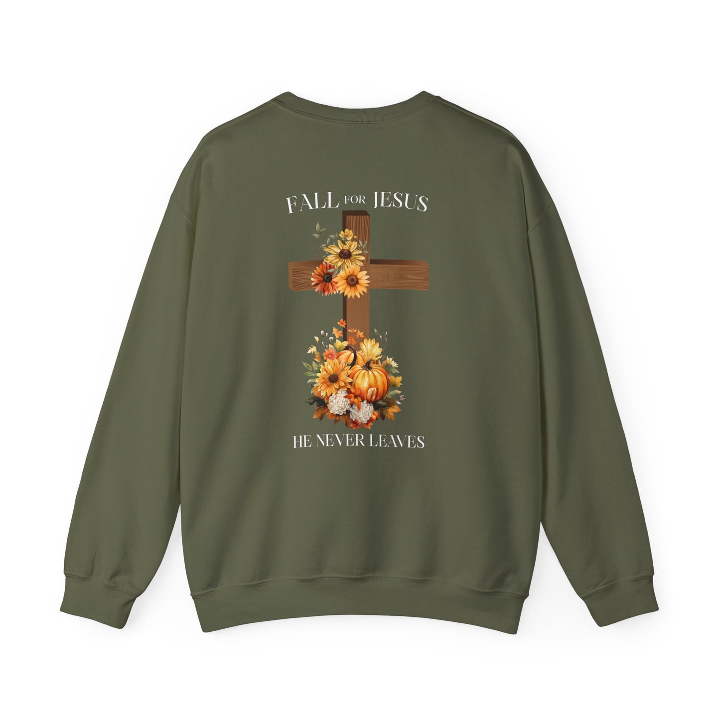 Faith-Inspired Floral Sweatshirt, Cozy Cross Crewneck, Christian Gifts, Fall Fashion, Religious Apparel, Inspirational Wardrobe