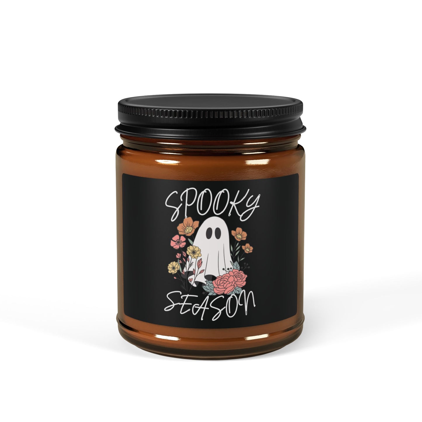 Spooky Ghost Candle, Aromatic Halloween Decor, Fall Home Fragrance, Gift for Halloween Lovers, Cozy Ambiance Candle