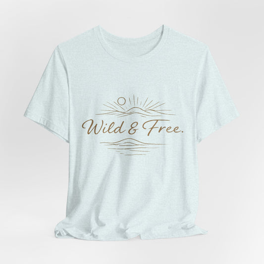 Wild & Free Tee — Vintage Sunset Adventure T‑Shirt