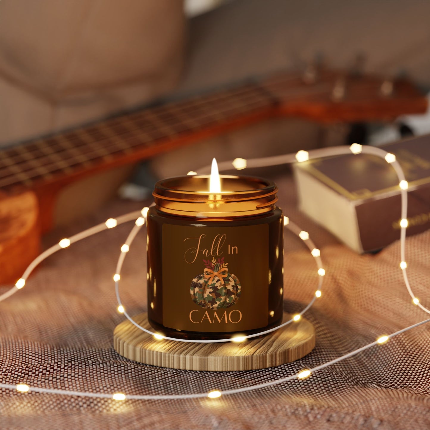 Fall-Inspired Scented Soy Candle, Cozy Home Decor, Unique Gift for Autumn, Thanksgiving, or Any Occasion