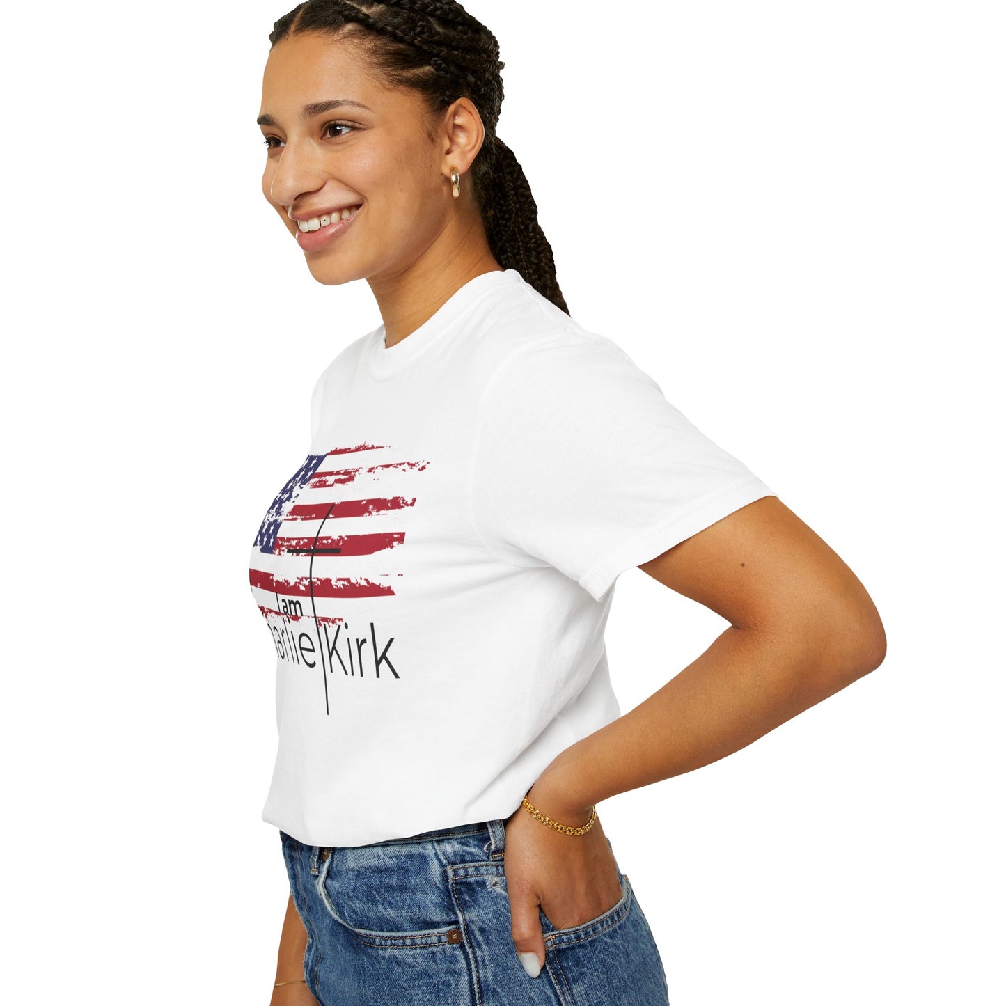 Garment-Dyed T-Shirt - Charlie Kirk T Shirt design