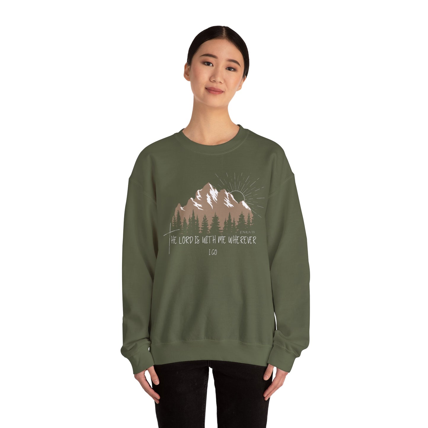 Joshua 1:9 Unisex Heavy Blend™ Crewneck Sweatshirt